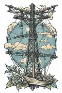 Powerlines tattoo design idea