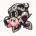 kirby tattoo design idea