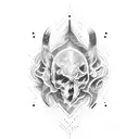 contrast things together tattoo design idea