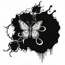 suicide awarness tattoo design idea