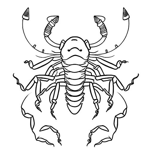 Scorpion tattoo design idea