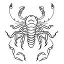 Scorpion tattoo design idea