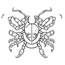 Scorpion tattoo design idea
