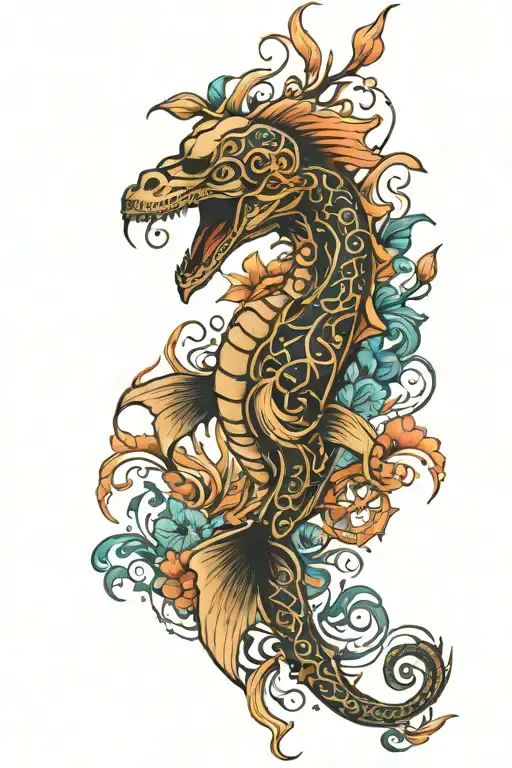 marine life arm tatto sleve tattoo tattoo design idea