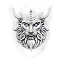 zeus the god  tattoo design idea