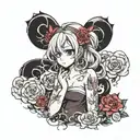 tell me a story babe  tattoo design idea