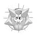 zeus holding a basketball as the earth above his head tattoo design idea