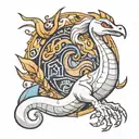 lugia tattoo design idea