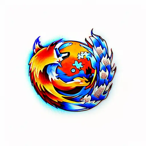 firefox tattoo design idea