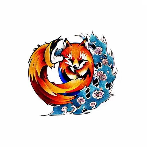 firefox tattoo design idea