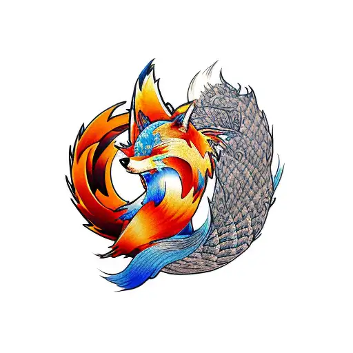 firefox tattoo design idea