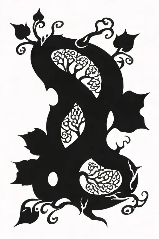 Celtic tree of life tattoo design idea