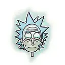 rick e morty tattoo design idea