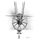 Leonardo davinci flying machine tattoo design idea