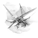 Leonardo davinci flying machine tattoo design idea