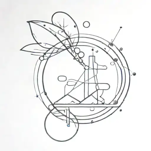 Edm, music, rave scene with elements tattoo design idea