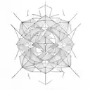 badminton tattoo design idea