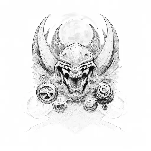 car rental logo tattoo design idea