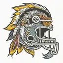 Redskins tattoo design idea