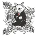 Jerry polish meme tattoo design idea