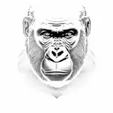gorilla arms holding bars   tattoo design idea
