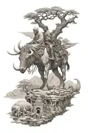 Silk road tattoo design idea