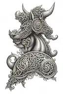 iran ancient symbols tattoo design idea