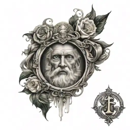 God's Blessing  tattoo design idea