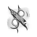 new zealand fish hook tattoo design idea