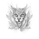 "Kourvy" alphabet word tattoo design idea