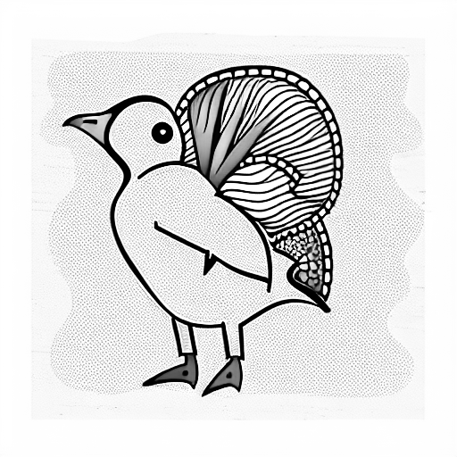 pink penguin  tattoo design idea