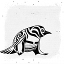 penguin  tattoo design idea