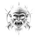 sun wukong tattoo design idea