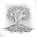 Tree of Life tattoo design idea