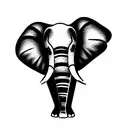 Elephant tattoo design idea