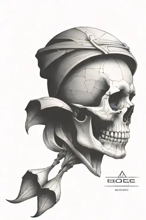 geometric lines for back spinal cord tattoo design idea