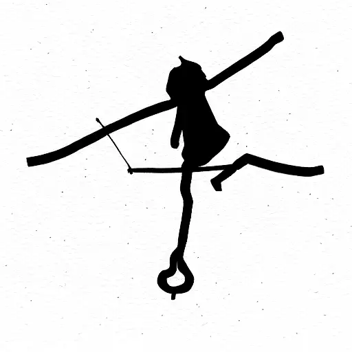 Why's it gotta feel like I'm walkin' a tightrope? tattoo design idea