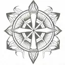 blackfoot Cherokee symbols of strength courage symbols cross tattoo design idea