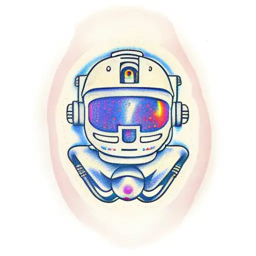 Elon Musk Cyborg tattoo design idea