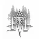 a sleve tatoo but i want it to involve four wheelers, a barb wire, farm abused sign, campfire, music, compass, let's ge tattoo design idea