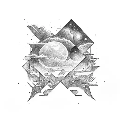 sky and nova tattoo design idea