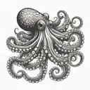 octopus black and grey tattoo tattoo design idea