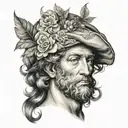 Renaissance tattoo design idea