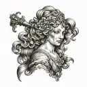 Renaissance tattoo design idea