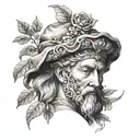 Renaissance tattoo design idea