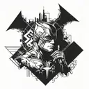 daredevil tv series tattoo design idea