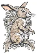 Rabbit from Watership Down tattoo design idea