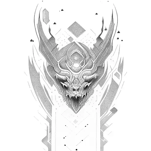 demob slayer tattoo design idea