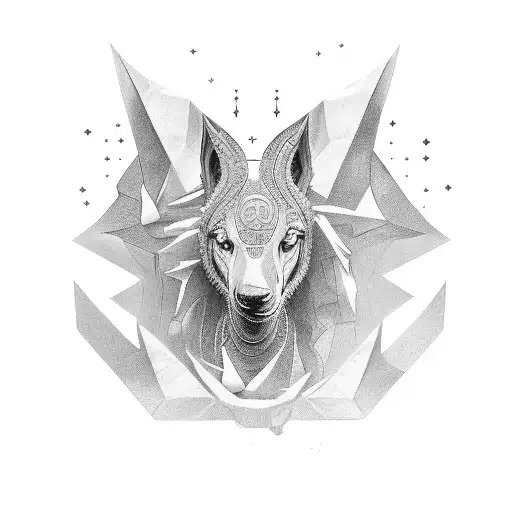  diosa griega que projecte fuerza, esperezanda y fuerza mental tattoo design idea