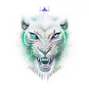  diosa griega que projecte fuerza, esperezanda y fuerza mental tattoo design idea